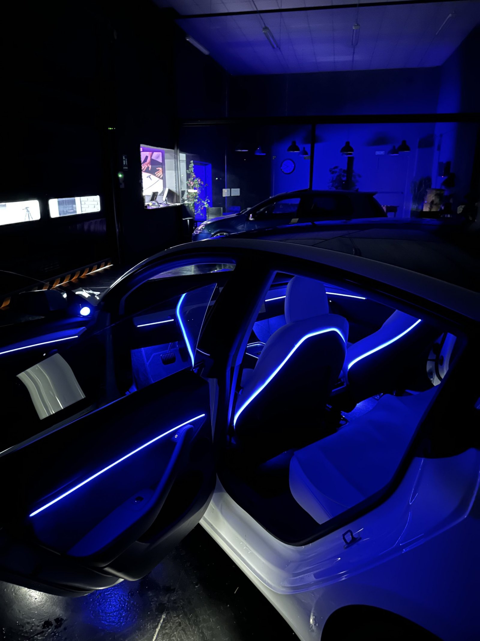 Iluminación ambiente RGB específica para Tesla Model S 3 x y, imagen 2