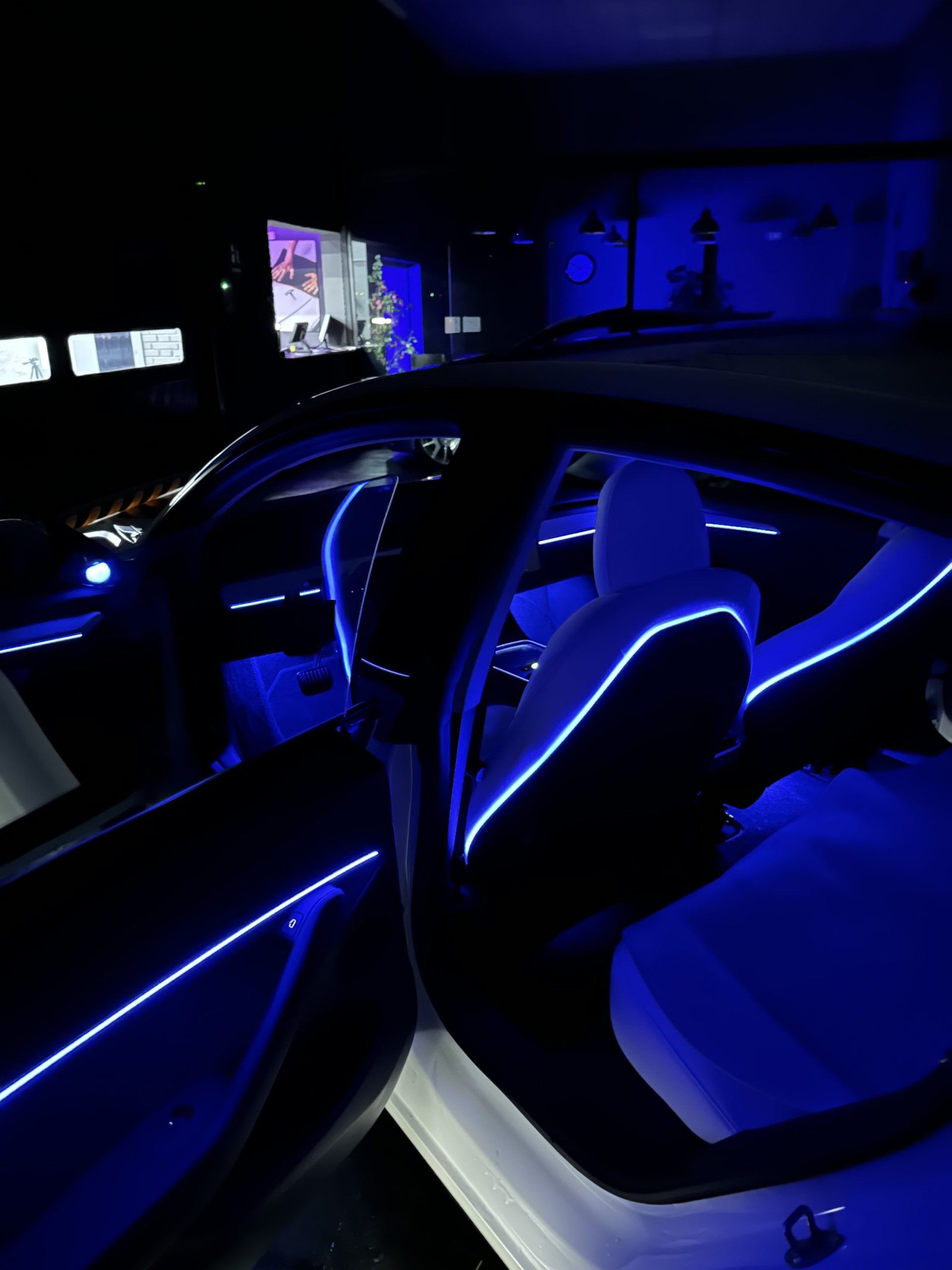 Iluminación ambiente RGB específica para Tesla Model S 3 x y, imagen 3
