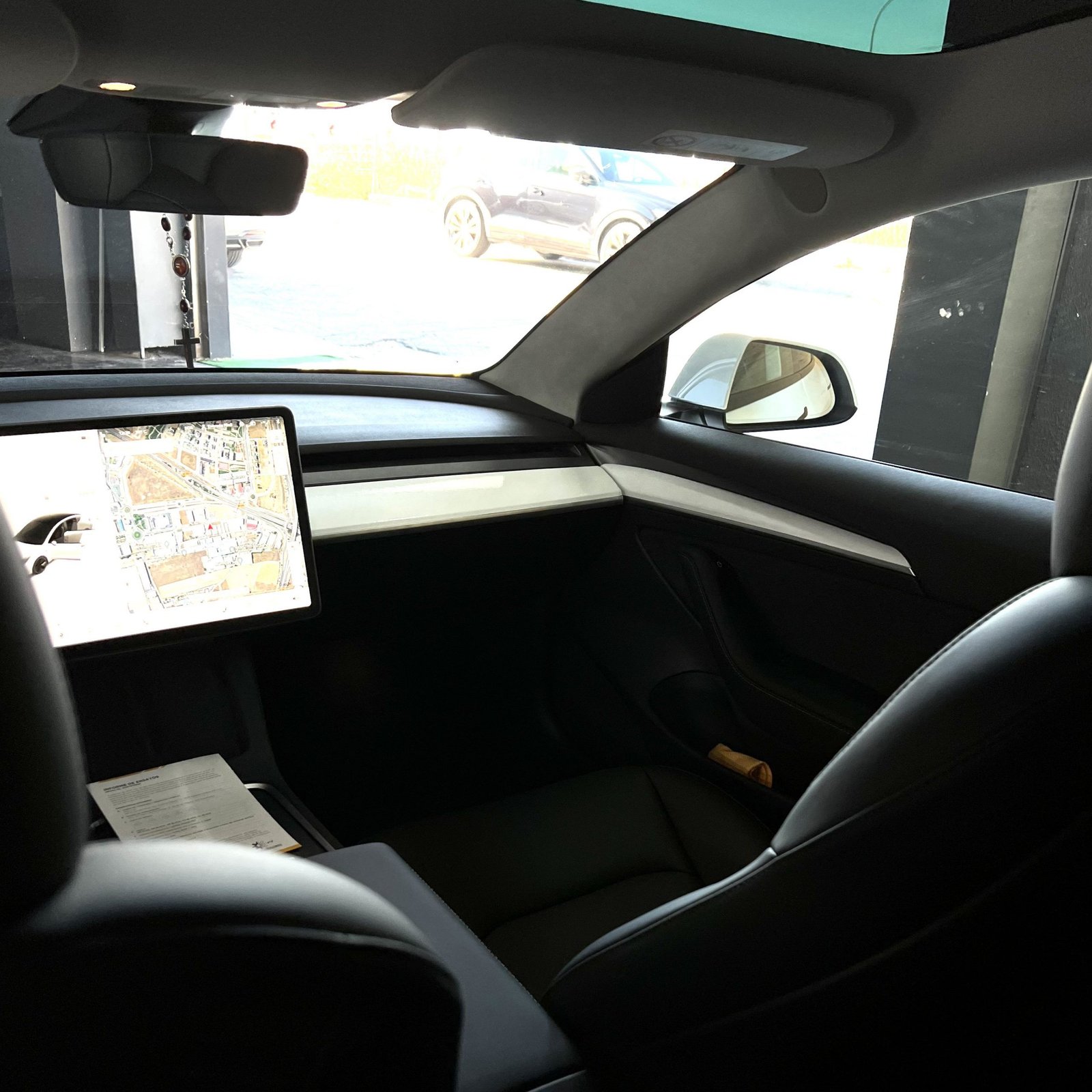 Vinilado de molduras interior para Tesla Model S 3 x y