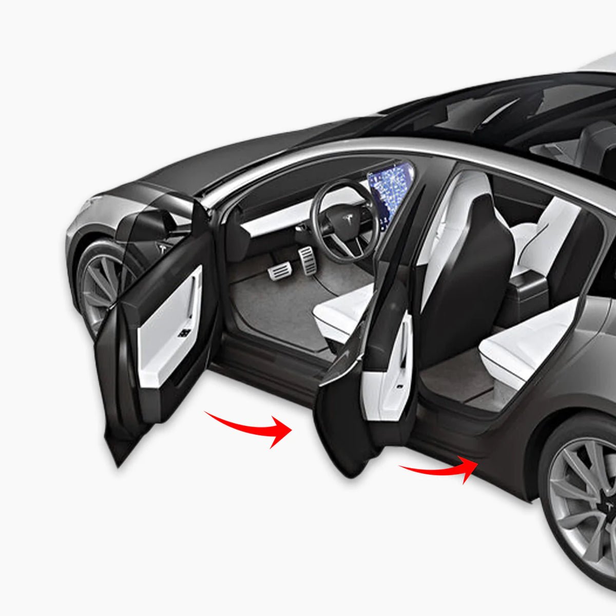 Puertas presentables automaticas para Tesla Model 3 y, imagen 2