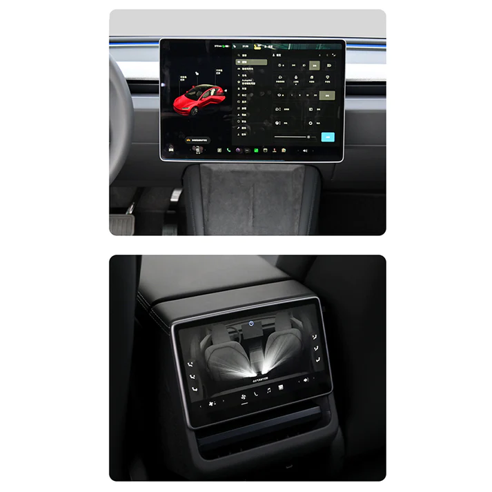 Protector de pantalla cristal templado para Tesla Model 3 Highland y Model Y Juniper, imagen 2