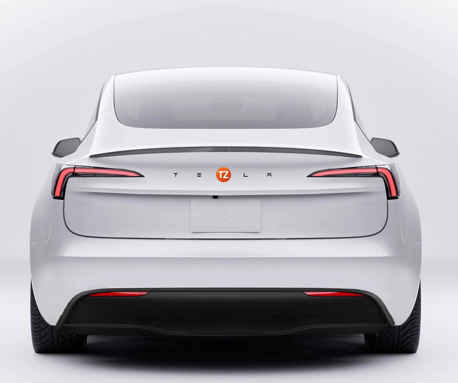 Logo letras trasero para Tesla Model 3 y