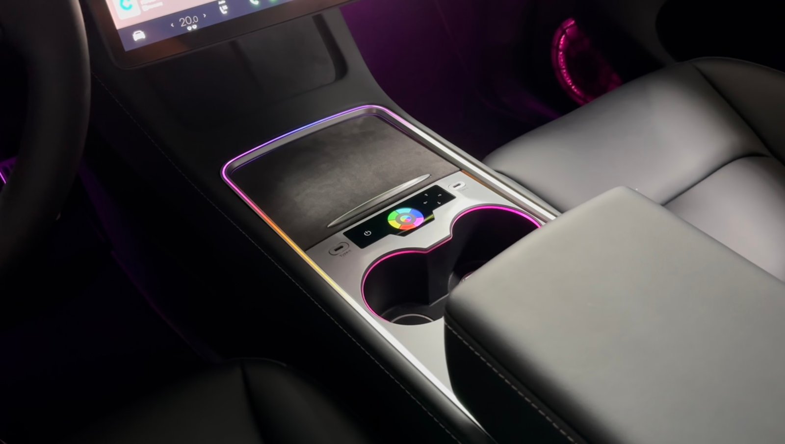 Iluminación ambiente dinámica espécifica para Model S 3 x y