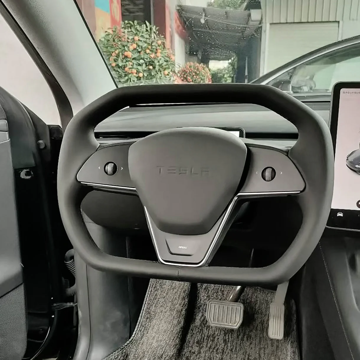 Volante tipo Cybertruck para Model 3 y, imagen 2