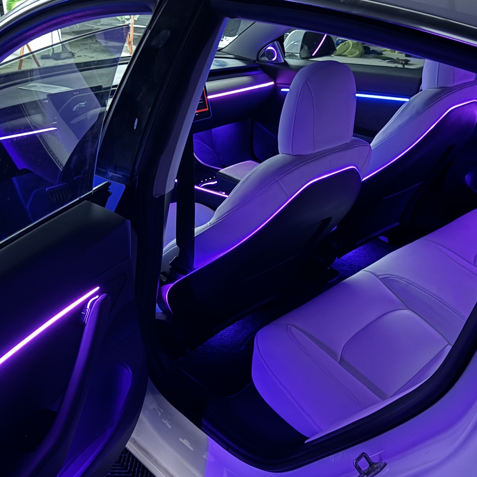 Iluminación ambiente espécifica Model 3 2017 – 2021, imagen 2