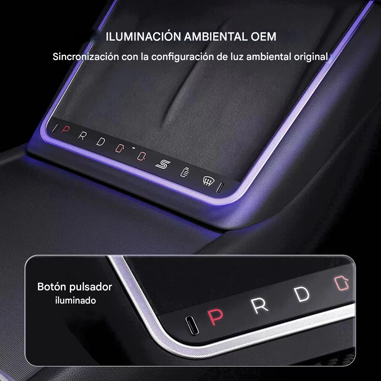 Selector caja cambios central para Model 3 Highland, imagen 2