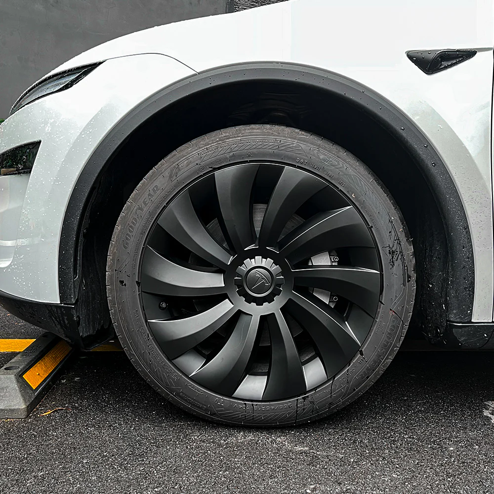 Tapacubos vulcano para Model Y Juniper, imagen 3