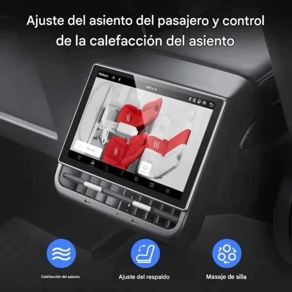PANTALLA TRASERA 8,6" MULTIMEDIA PARA TESLA MODEL 3 Y - Imagen 7