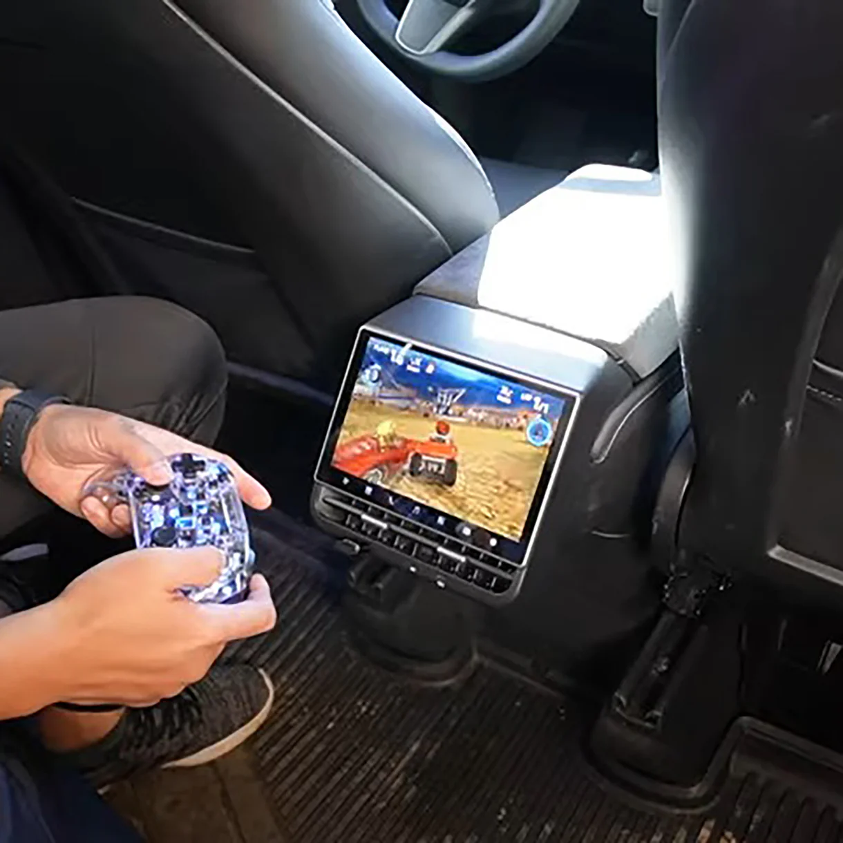PANTALLA TRASERA 8,6" MULTIMEDIA PARA TESLA MODEL 3 Y - Imagen 4