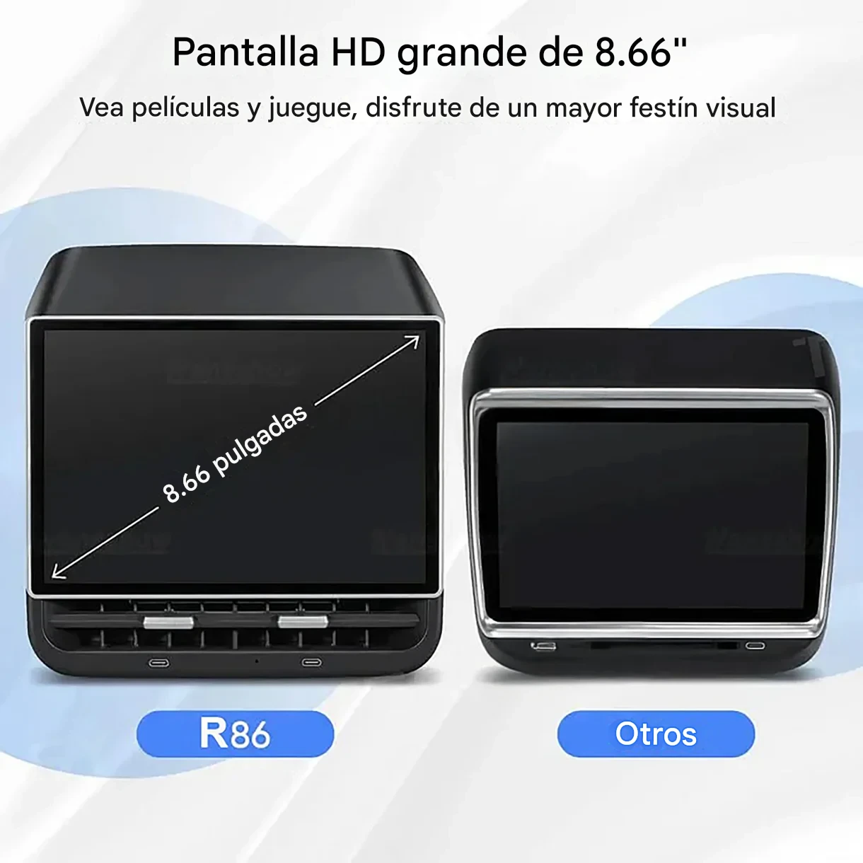 PANTALLA TRASERA 8,6" MULTIMEDIA PARA TESLA MODEL 3 Y - Imagen 3
