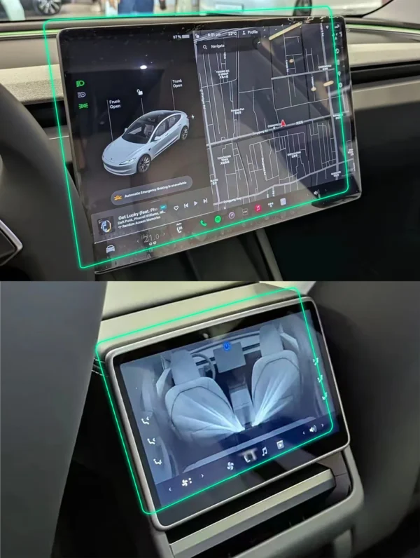 PROTECTOR DE PANTALLA CRISTAL TEMPLADO PARA TESLA MODEL 3 HIGHLAND y Model Y Juniper - Imagen 7